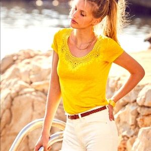 Sezane Loly linen tee